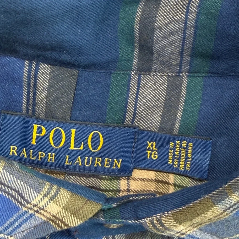 Polo Ralph‎ Lauren XL Plaid Button Down Long Sleeve Shirt Menswear